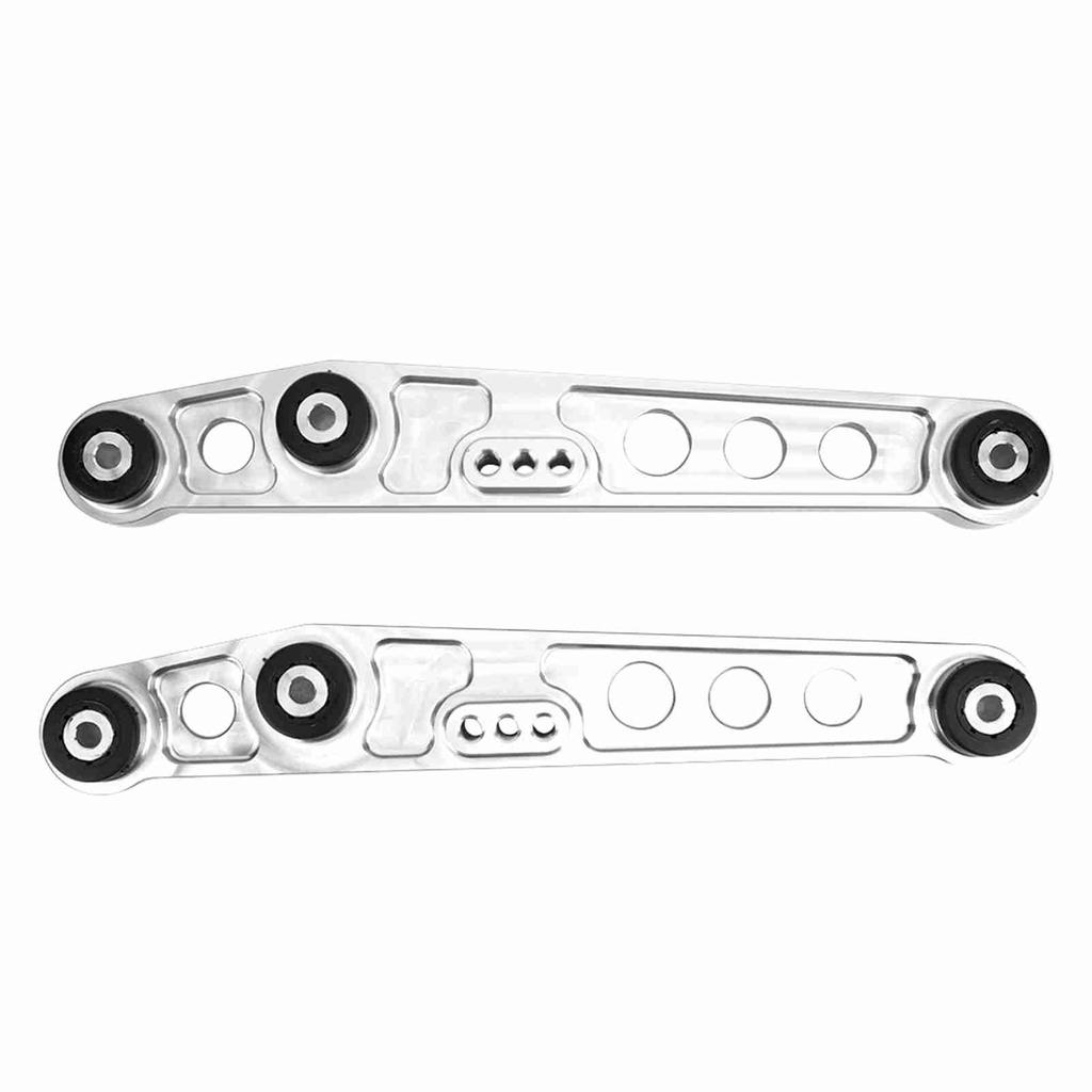 Комплект задних нижних рычагов подвески и распорки подрамника для Honda Civic 92 95 (Серебряный)