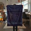 1Pc Little Nightmares Print Flannel Blanket, High quality Comfortable for All Seasons, Home Decor, Warmth and Comfort, Perfect for Christmas Gifts