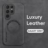 Luxury Leather Magnetic Case for Samsung Galaxy S20 S21 S24 S23 S22 Ultra FE A55 A35 A15 A05 A05S A54 A34 A24 Magsafe Wireless Charge Cover
