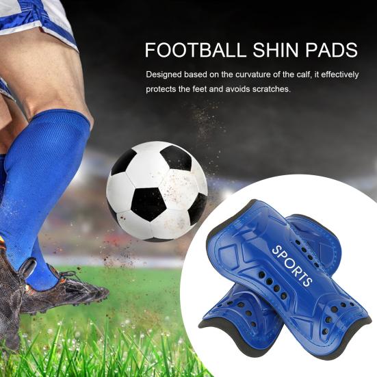 2Pcs Soccer Shin Guards High Strength Impact Resistant Breathable Lightweight Calf Protection Youth Soccer Shin Pads