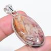 Natural Dolomite Gemstone 925 Sterling Silver Jewelry Pendant 2.09" F7m01