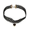 European and American Style Retro Hollow Black Lace Choker Sexy Love Necklace Choker