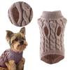 Dog Winter Clothes Knitted Pet Clothes For Small Medium Dogs Chihuahua Puppy Cat Sweater Vest Chihuahua Yorkie Coat