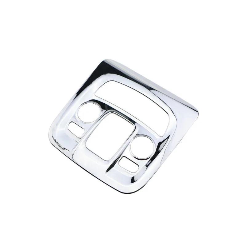 Для Peugeot 2008 2014-АБС-хромированная автомобильная лампа для чтения, крышка, наклейки с блестками, модифицированные аксессуары