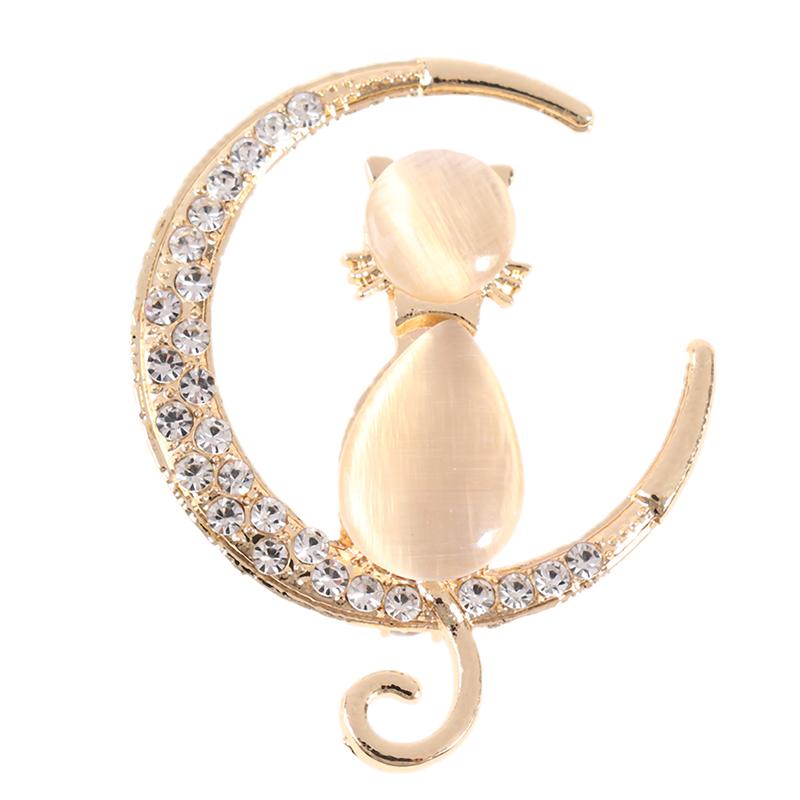 Cat Brooch For Women Baroque Trendy Elegant Brooch Pins Gifts