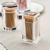 2pcs Toothpick Holder - Clear and Sturdy Stand, Suitable for Home and Restaurant Use