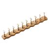 INS False Nail Tip Holder Wooden Nail Holder with Base Nail Display Stand  Nail Art Practice