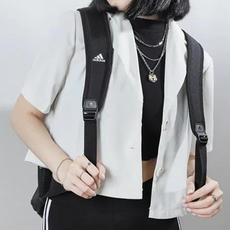 Adidas Polyester Backpack Regular Unisex Pure Black Adidas HP1452