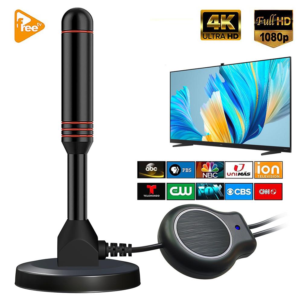 HDTV антенна с усилителем VHF/UHF DAB приемник 200 миль DVB-T DVB-T2 DAB Free View комнатная антенна для Smart TV 300см коаксиальный кабель