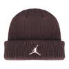 Nike Флисовая шапка с логотипом, унисекс, темно-коричневая, FZ2055-237