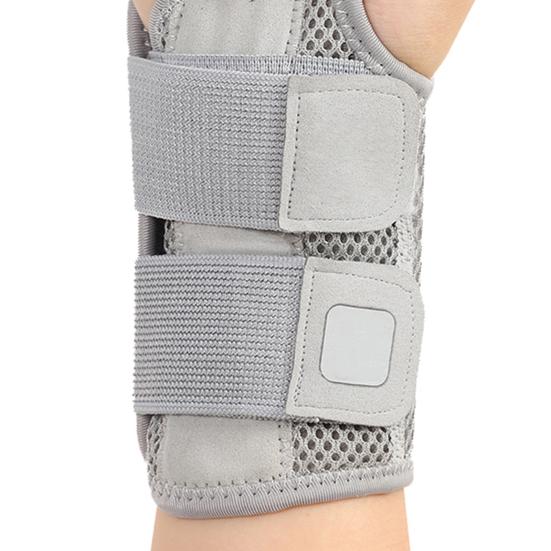 Wrist Brace Support with 2 Straps for Men Women Adjustable Wrist Splint Stabilizer for Tendinitis Arthritis Carpal Tunnel Pain Relief
