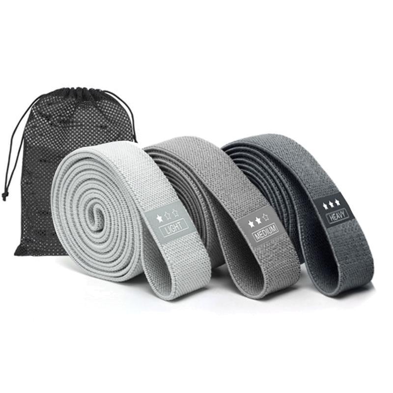 Long Resistance Loop Band Set Unisex Fitness Yoga Elastic Bands Hip Circle Thigh Squat Workout Cloth Legs Butt Exercise 3