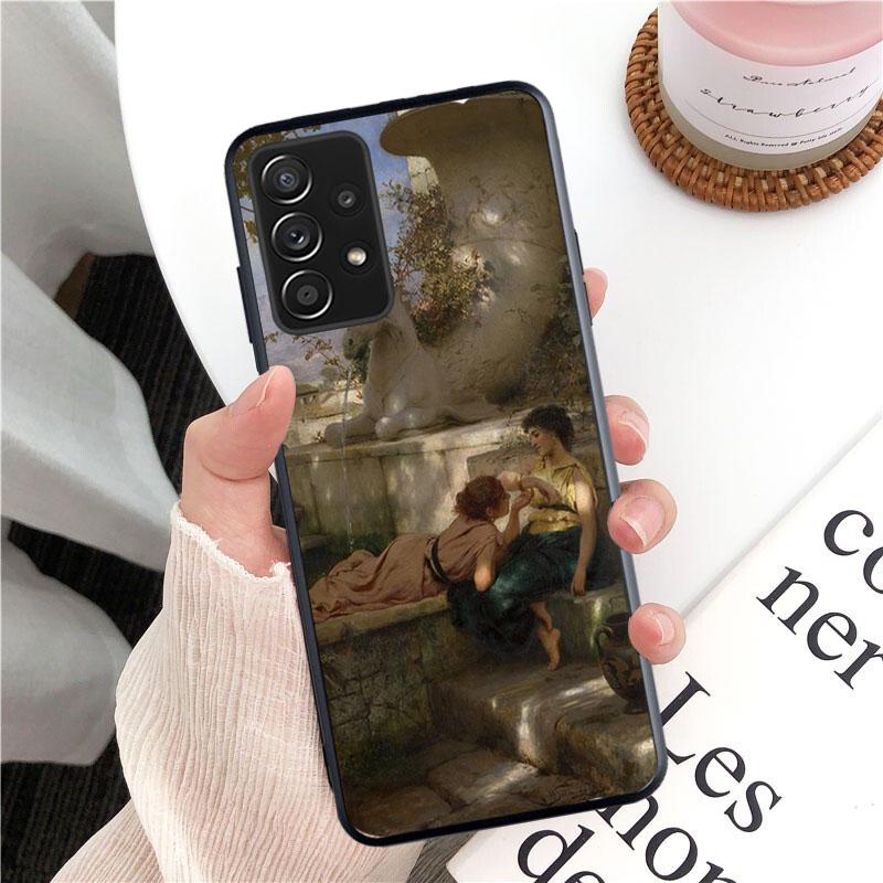 Чехол для телефона с рисунком в стиле Ренессанса для Samsung Galaxy A13 A22 A12 A32 A71 A11 A21S A33 A52 A72 A51 A50 A70 A31 M31 Funda Coque