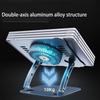 Laptop Stand With Cooling Fan Aluminum Alloy For 11-16 Inch All Gaming Computer
