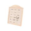Vertical Wooden Jewelry Tray Large Capacity Jewelry Display Holder  Jewelry Storage