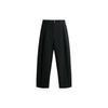 X Studio Nicholson Collaboration однотонные прямые брюки средней посадки женские брюки черные 2003828-800