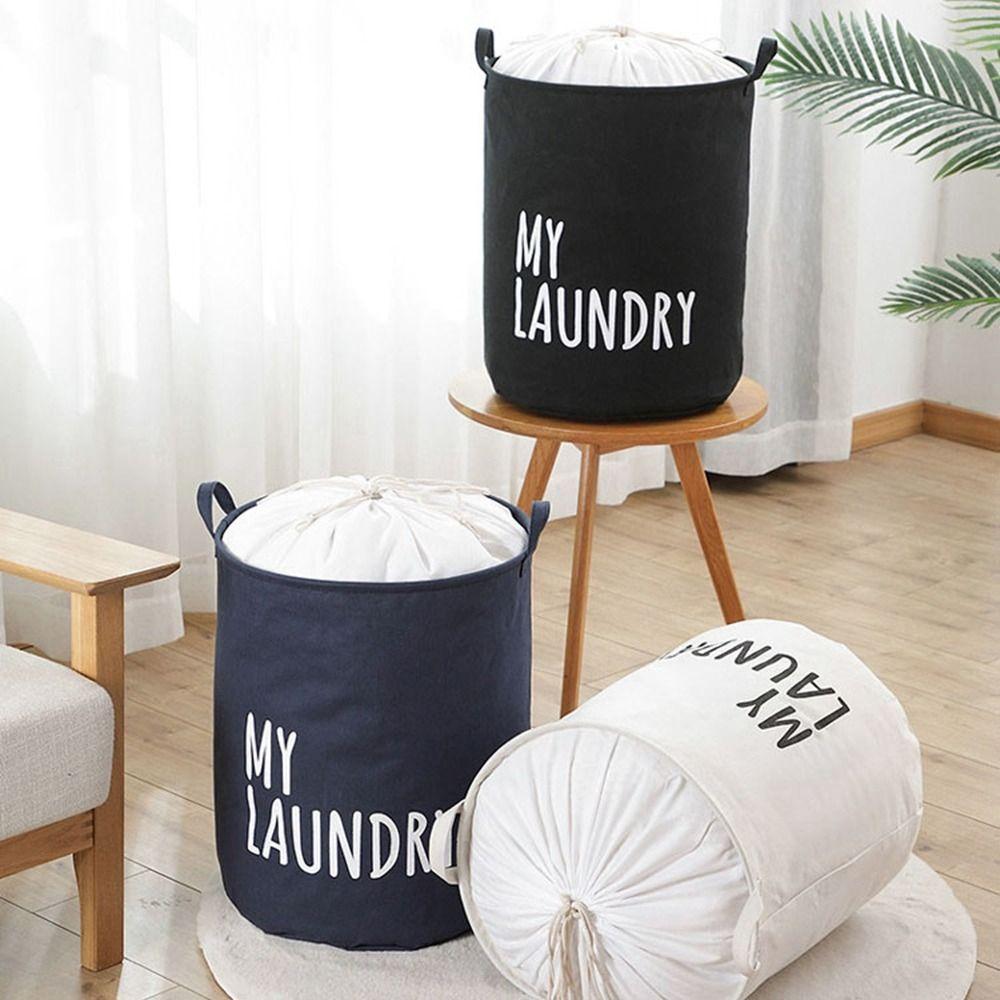 Водонепроницаемая корзина для хранения одежды, складные сумки для хранения одеял, корзина для белья на шнурке для дома