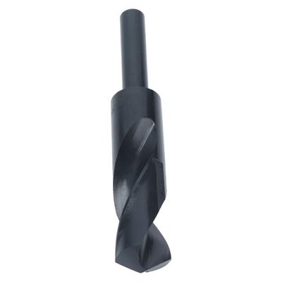 Сверла с уменьшенным хвостовиком HSS Twist Straight 12 дюймов, сверлильный инструмент 24,5 мм, черный