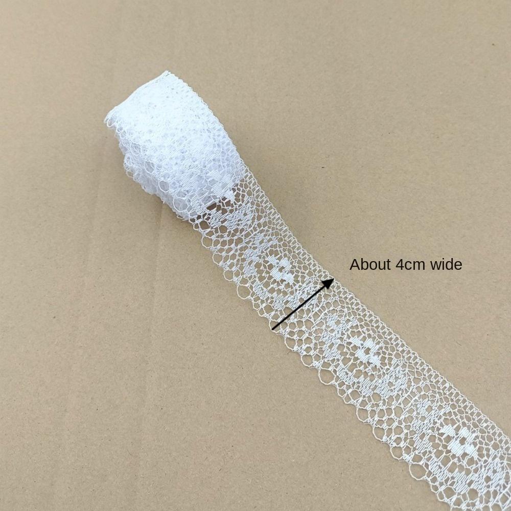 Белое кружево DIY аксессуары для одежды вышитые кружевные швейные ленты новый упаковочный материал