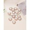 Heart-Shaped Rhinestone & Faux Pearl Decor Home Clothing Accessories DIY Jewelry Making Supplies