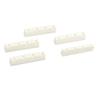 5PCS Guitar Nut Set Slotted Nut Musical Instrument Accessory for 4 String Electric Acoustic Guitar