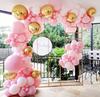 Розовый Матовый Globos 4d Фольгированный Шар Русалка Свадебная Арка Гирлянда Шары Набор Шаров Гирлянда Арка