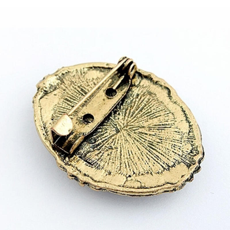 Женская винтажная элегантная брошь с камеей, булавка, старинная свадебная очаровательная брошь с портретом, булавка