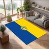Ковер из хрустального бархата с принтом футбольного клуба Leeds United, Удобный, Впитывающий влагу, Нескользящий, Для помещений