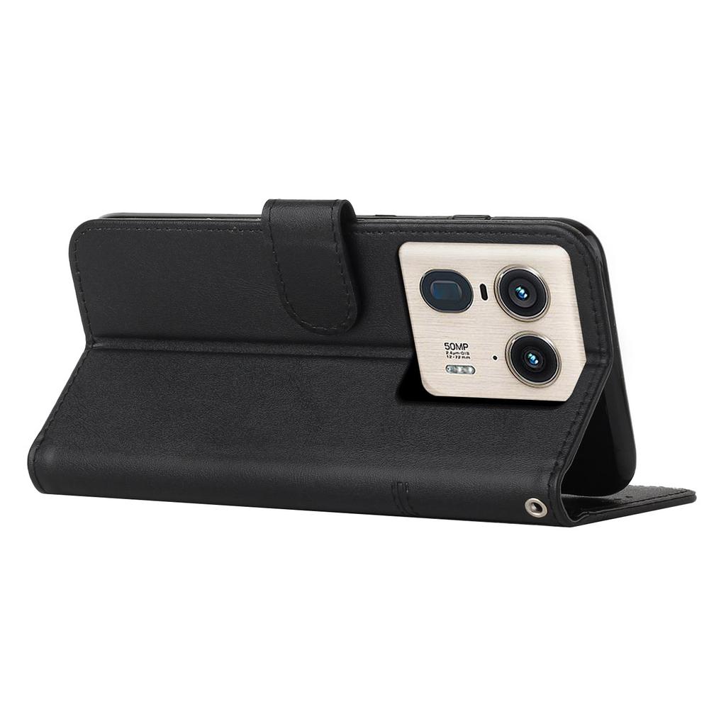 Для Motorola Edge 50 Ultra 5G Moto X50 Ultra 5G чехол из искусственной кожи с текстурой телячьей кожи с подставкой