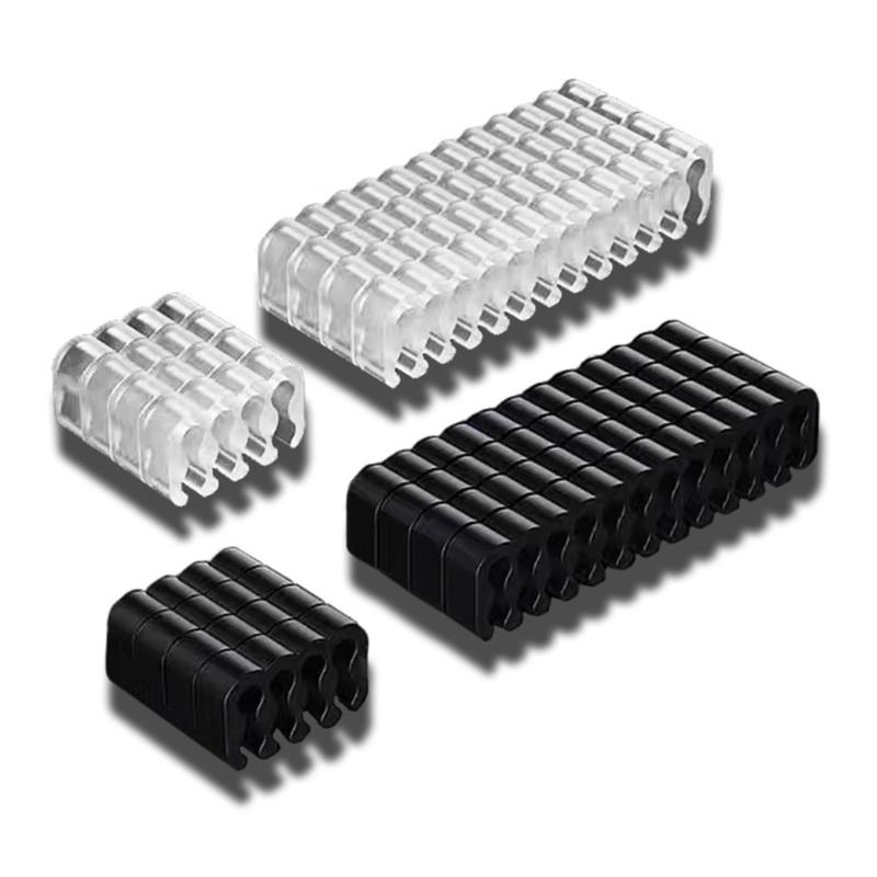 11UB 36Pcs Cable Combs For PC Module Wires Maganers Perfect For Sleeved Cables And Customizable Builds