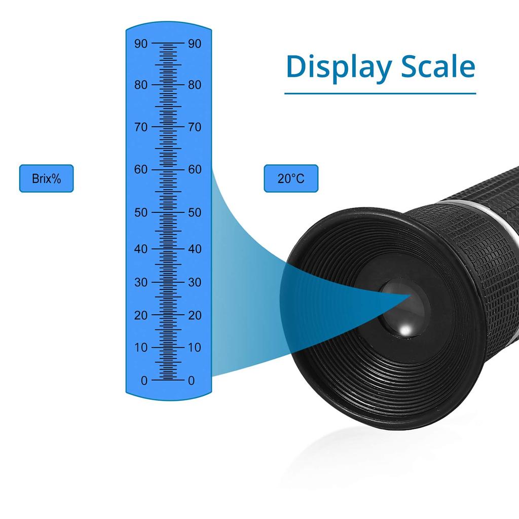AUTOUTLET Brix рефрактометр Brix рефрактометр автоматическая коррекция температуры с функцией ATC ареометр алюминиевый ручной рефрактометр Brix