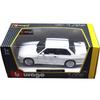 Бураго 1:Модель автомобиля BMW M3 E30 1988 года, масштаб 1:24, литье под давлением, белый
