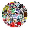 100 Trendy Cards Without Repeating Personalized Graffiti Stickers Car Water Cup Laptop Stickers