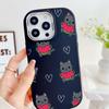 LZ8 Cartoon Cat Cute Art Soft Phone Case for Samsung S24 Ultra S23 Plus S21 FE A16 A54 A34 A52 A06 Infinix Hot 40 30i Lens Protection Shockproof Cover