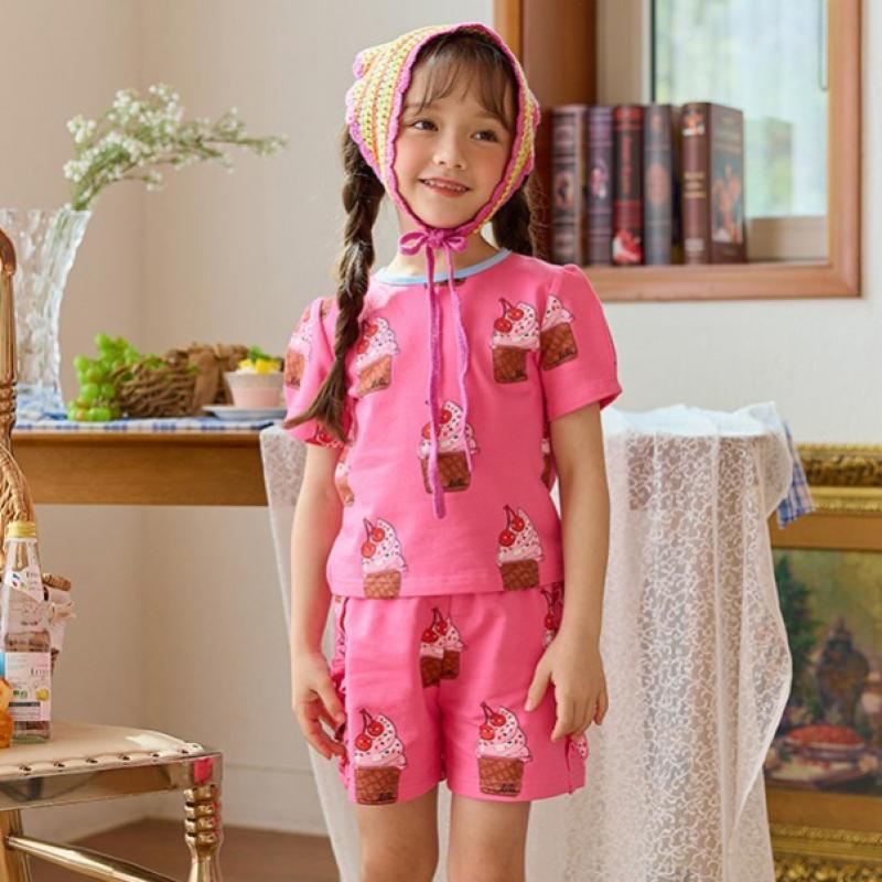 [lilypuri] Летний свежий верх и низ костюм 2цвета 