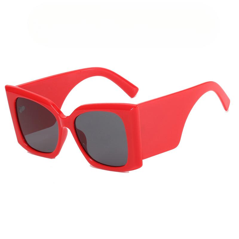 Новая Мода Ретро Крупная Рама Бабочка Кошачий Глаз Солнцезащитные Очки Инстаграм Стиль Универсальные Солнцезащитные Очки Женские Высокое Чувство Lentes Mujer