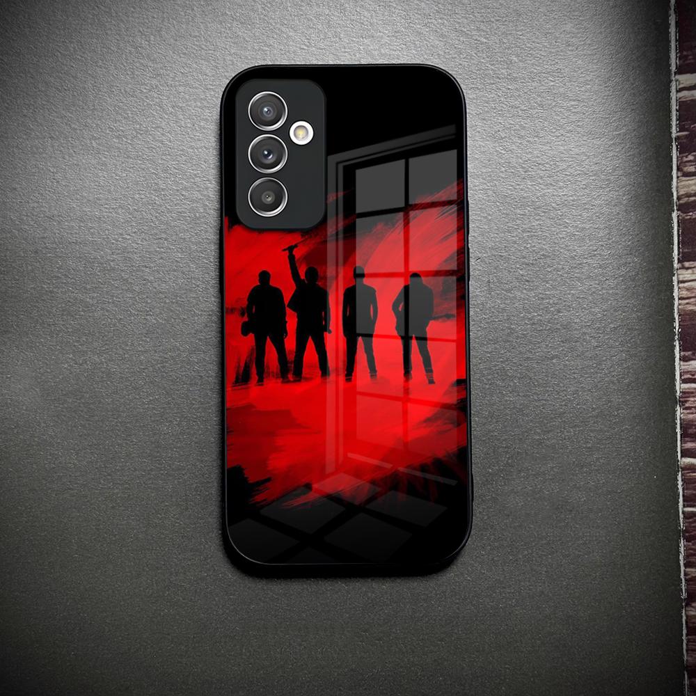 Чехол для телефона Rock And Roll U-U2 Band Стекло Для Samsung Galaxy S26 S23 S25 S24 S21 S22 S20 Ultra Fe Plus A34 A15 A14 Чехол