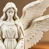 Фигурка Ангела-Хранителя 3D-печать Четырехкрылый Ангел Статуэтка для Дома Офиса Книжной Полки Настольное Украшение