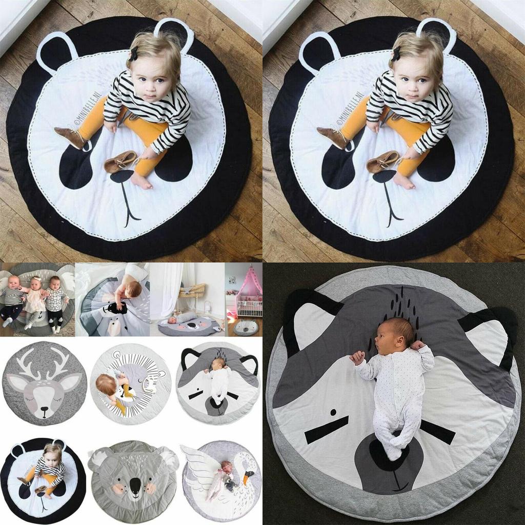 Принт лисы Животные Мягкий игровой коврик для объятий для развития младенцев и взаимодействия родителей и детей