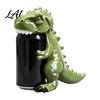 Shark Can Topper Dinosaur Cover Cute Animal Soda Holder for 375ml Cans T-Rex Drink Plastic Stand Desk Fun Party Home Bar Decor Gift Protector