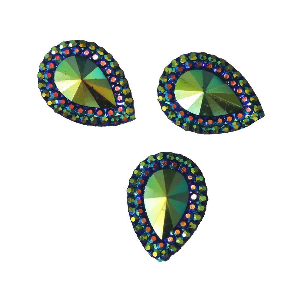 100 шт. смолы 13*18 мм каплевидные стразы с плоской основой скрапбукинг свадебные украшения своими руками аппликация