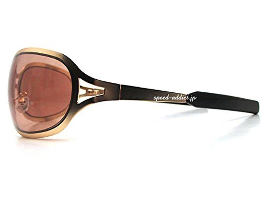 МЕТАЛЛИЧЕСКИЕ ОВАЛЬНЫЕ СОЛНЦЕЗАЩИТНЫЕ ОЧКИ МАТОВОЕ ЗОЛОТО СВЕТЛО-КОРИЧНЕВЫЙ [DESIGN EYEWEAR] ×