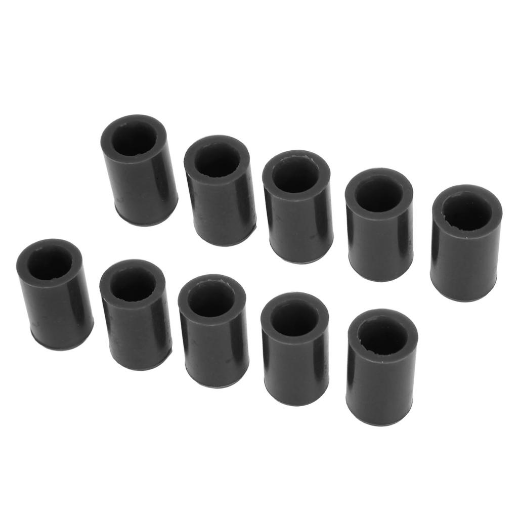 10PCS 12mm Auto Intake Vacuum Hose Cover Silicone Hose Blanking Caps Tubing End Insert Stoppers Black