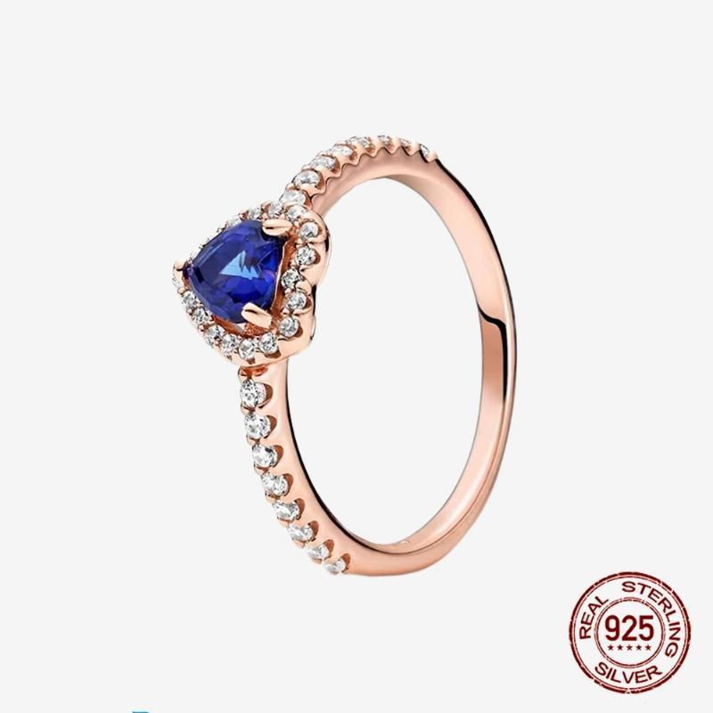925 Sterling Silver Open Ring Style Paved Heart Butterfly Flower Colorful Gemstone Ring For Women Daily Wear Jewelry Gift 2026