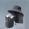 1pc Spring/Summer Breathable Face Cover Sun Hat Integrated Sunscreen Hat Suitable for Outdoor, Sports, Hiking, Travel