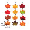 50Pcs/Pack Maple Leaves Artificial Leaf Plants Leaf Stacked Maple Leaves  Photo Props