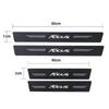 AJW1 New Carbon Fiber Car Door Sill Sticker Threshold Side Anti Scratch Sticker For Ford Focus Logo Waterproof Decal Car Accessories
