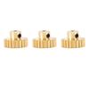 3Pcs RC Car Gear Copper M0.8 3.175mm Diameter Remote Control Car Motor Gear Replacement 19T