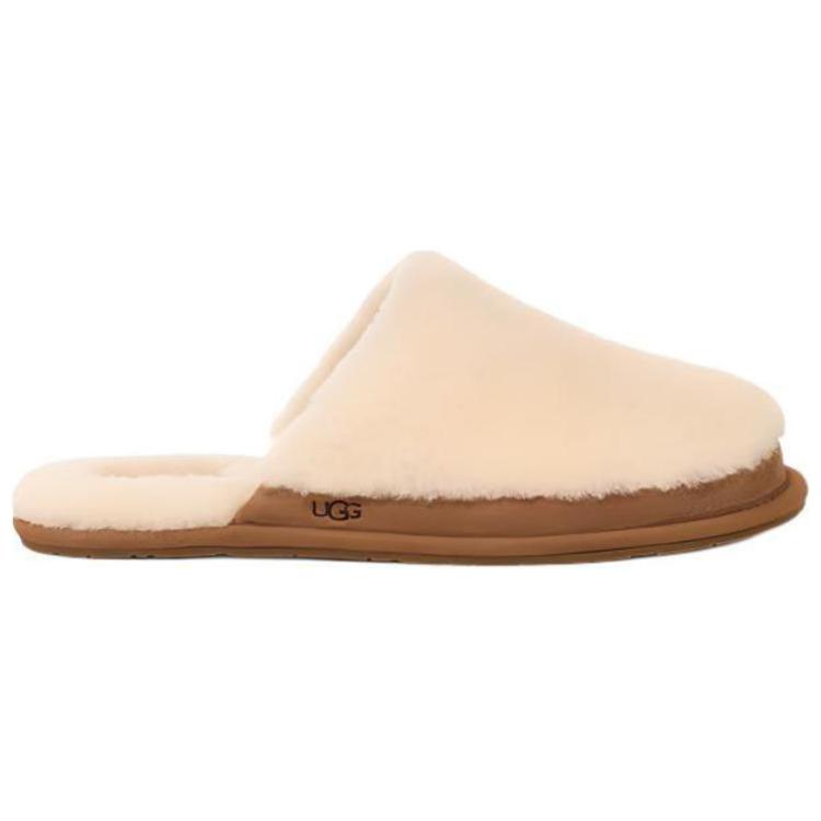 UGG Женские меховые шлепанцы Fluff Slide II Бежевые 1167990