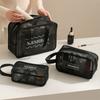 Large Capacity Mesh Cosmetic Bag Bow Travel Bathing Kit Fashion Toiletry Storage Bag  Ladies